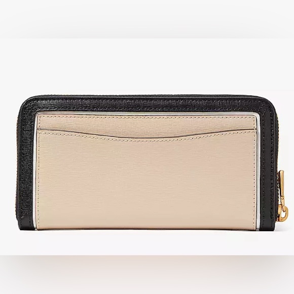 Kate Spade Morgan Colorblocked Zip-around Continental Wallet - Picture 2 of 5